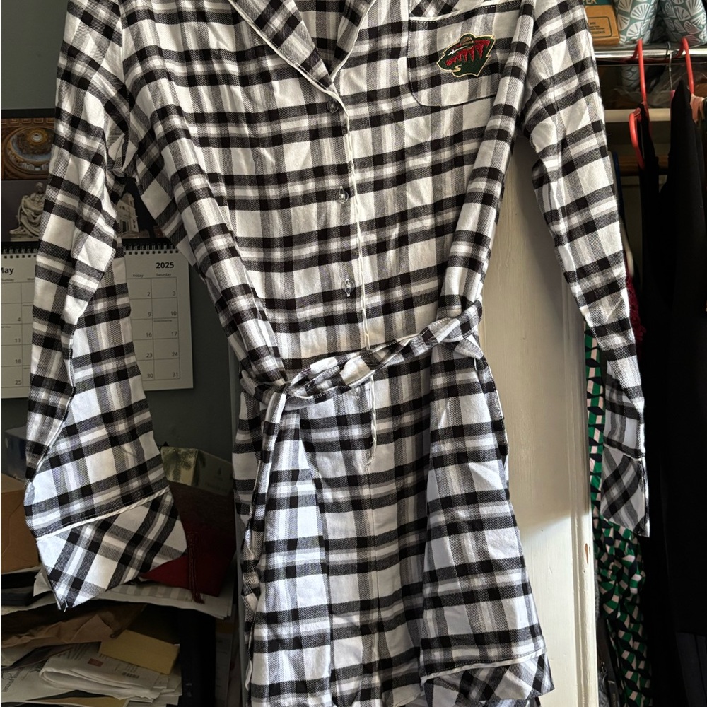 Minnesota Wild Plaid Romper
